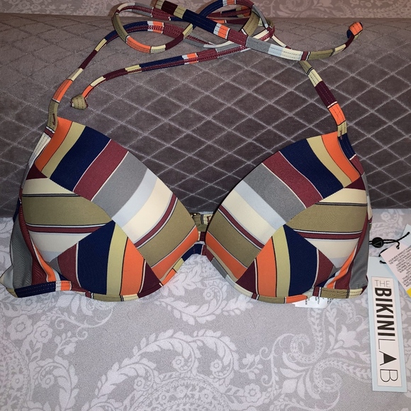 Bikini Lab Junior's Funky Town Push Up SIZE/M - Picture 3 of 3